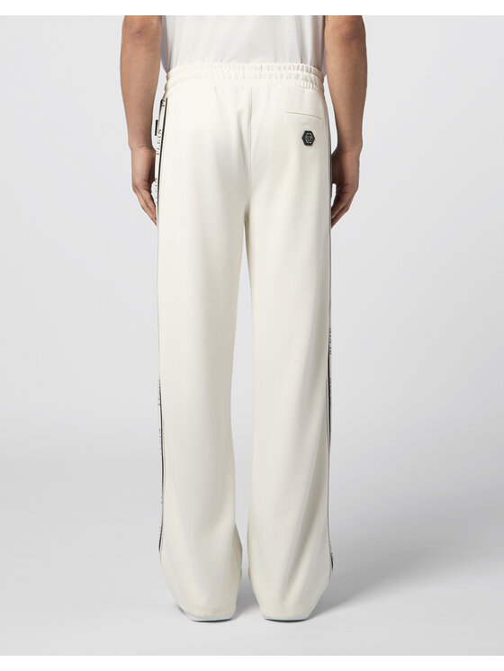 PHILIPP PLEIN PHILIPP PLEIN Spodnie dresowe 29716 Biały Jogger Fit
