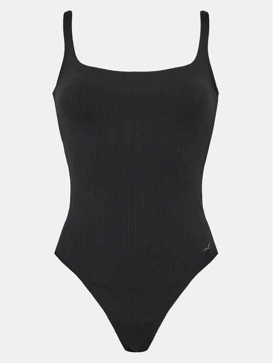 Reebok Reebok Glaustinukė Bodysuit 100201904 Juoda Slim Fit