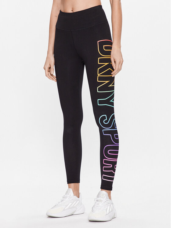 DKNY Sport Leggings DP3P2988 Crna Active Fit