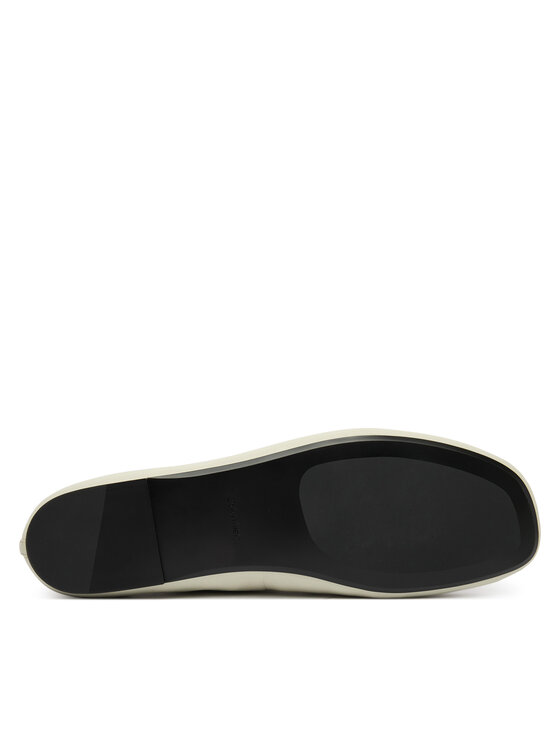 Calvin Klein Calvin Klein Baleriny Round Ballerina Lth HW0HW02943 Biały