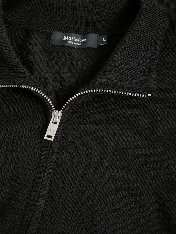Matinique Matinique Ζακέτα 30204879 Μαύρο Regular Fit