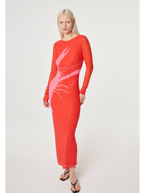 Fabienne Chapot Fabienne Chapot Sukienka codzienna 6234-1797-177 Czerwony Slim Fit