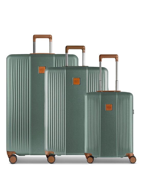 Bric's Bric's Komplet walizek 334642 Zielony