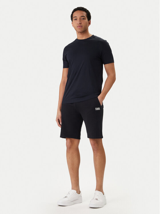 KARL LAGERFELD KARL LAGERFELD Szorty sportowe 705783 562917 Granatowy Regular Fit