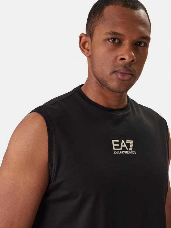 EA7 Emporio Armani EA7 Emporio Armani Tank top 7M001405 AF22264 UC001 Czarny Regular Fit