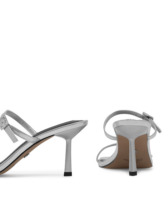 Nine West Nine West Klapki ZL23005-1CC Srebrny