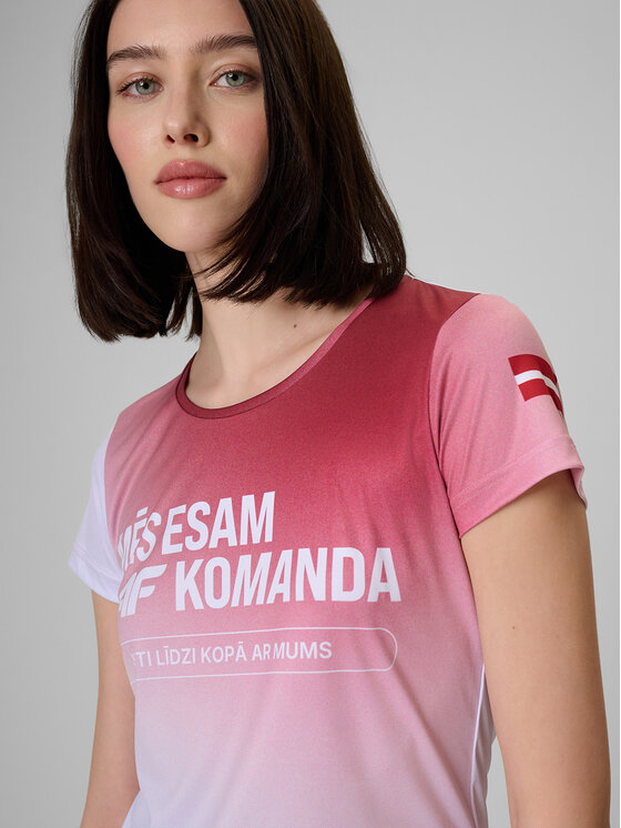 4F 4F T-Shirt TEAMWEAR Kolorowy Regular Fit
