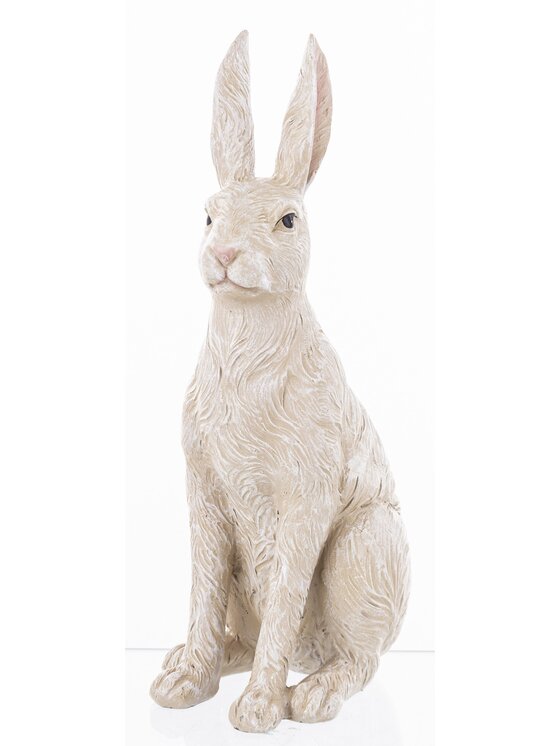 MIAhome MIAhome Figurka królik 32x12x15 cm PELUCHE Biały