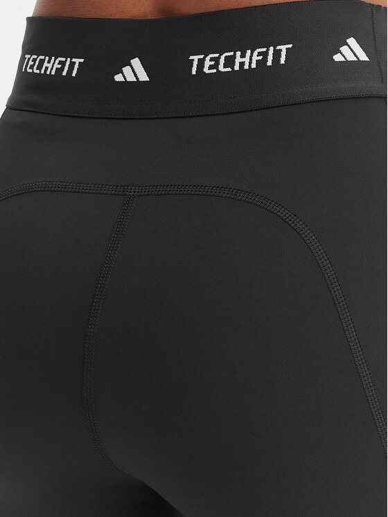 adidas adidas Colanți TECHFIT Stash Pocket IT2282 Negru Slim Fit