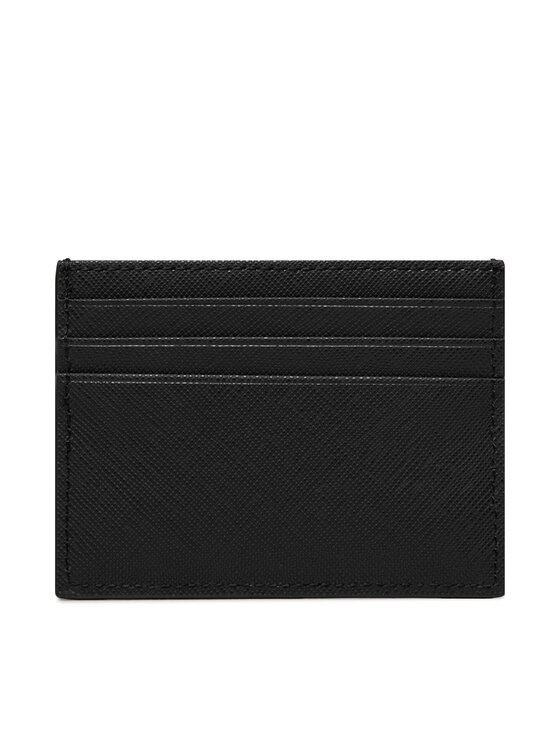 Tommy Hilfiger Tommy Hilfiger Custodie per carte di credito Th Saffiano Cc Holder AM0AM11863 Nero