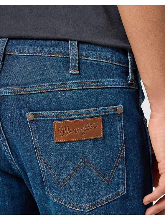 Wrangler Wrangler Jeansy GREENSBORO Niebieski Straight Fit