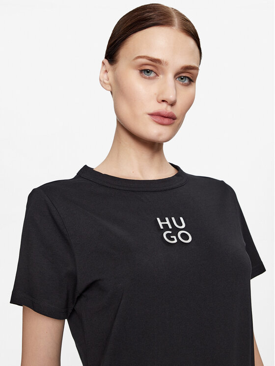 Hugo Hugo T-krekls Classic 50500464 Melns Relaxed Fit