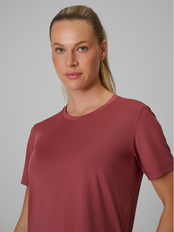 4F 4F Koszulka techniczna BASIC+ Brązowy jasny Loose Fit