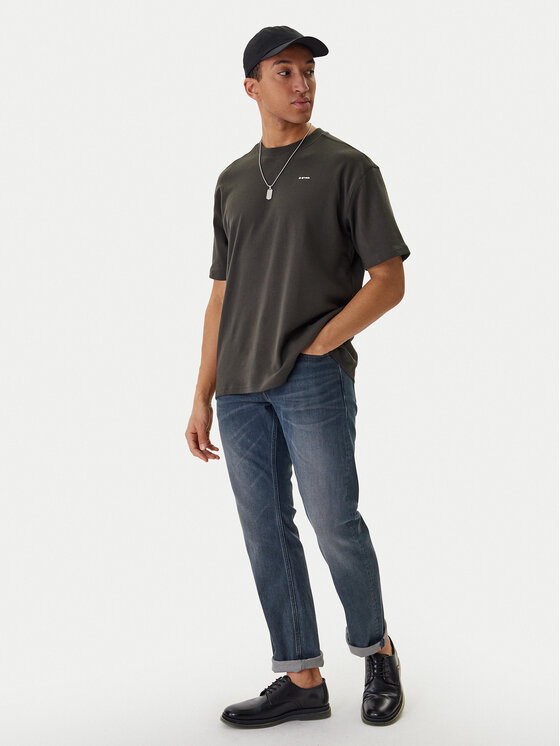 G-Star Raw G-Star Raw Póló Rib D28699-C812 Szürke Relaxed Fit