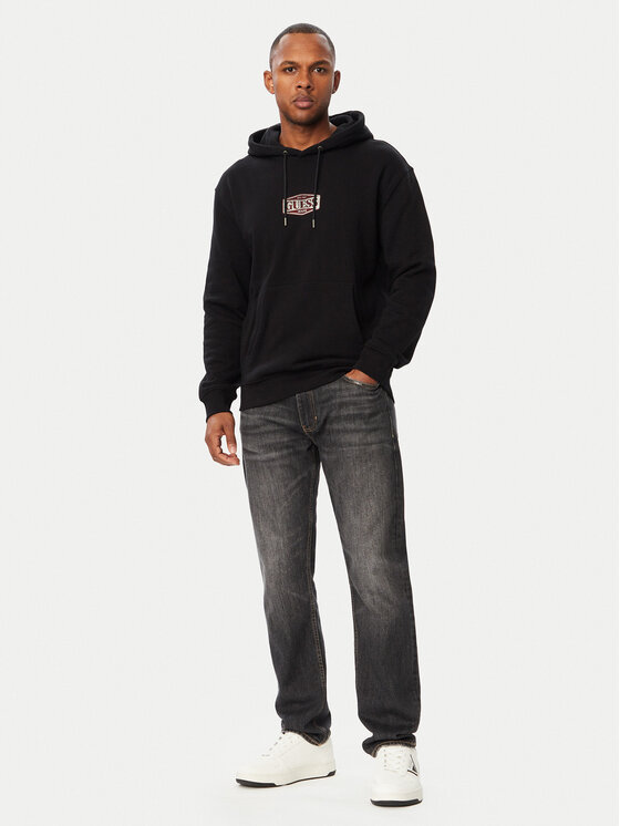 Guess Jeans Guess Jeans Μπλούζα M6BQ12 K5459 Μαύρο Regular Fit