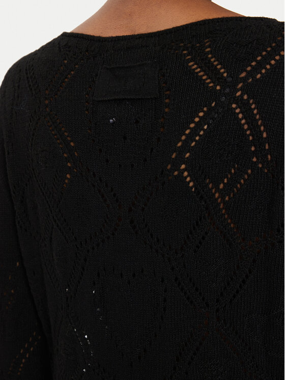 TWINSET TWINSET Kardiganas 242TP3450 Juoda Regular Fit