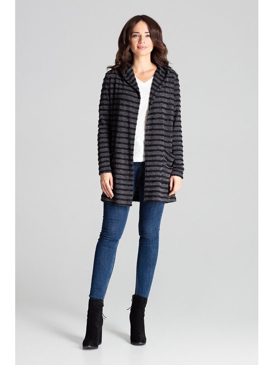 Lenitif Lenitif Sweter L070 Czarny Regular Fit