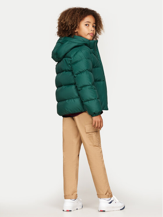 Tommy Hilfiger Tommy Hilfiger Ziemas jaka Essential KB0KB08341 M Zaļš Regular Fit