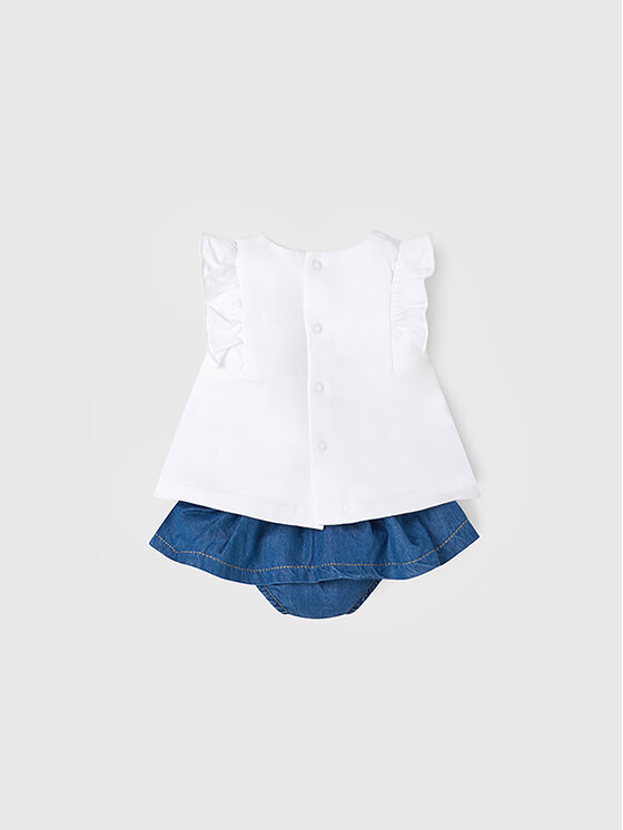 Completo T-shirt e gonna 1859 Bianco Regular Fit