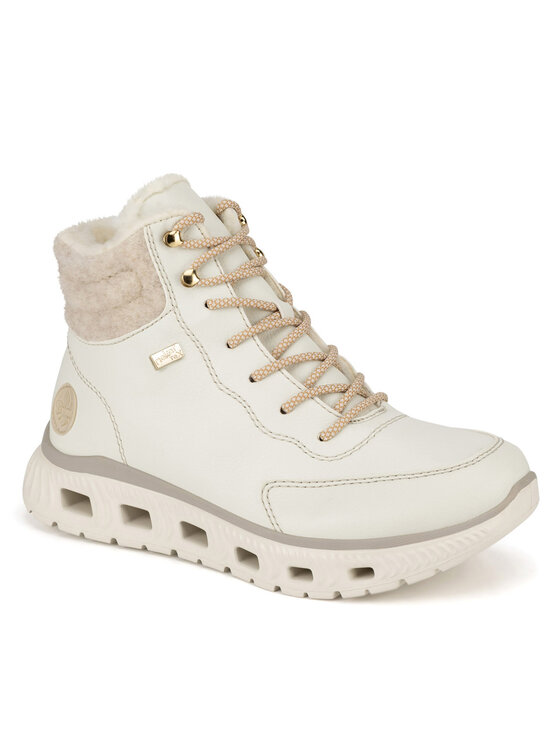 Rieker Rieker Schnürschuhe M6010-80 Weiß