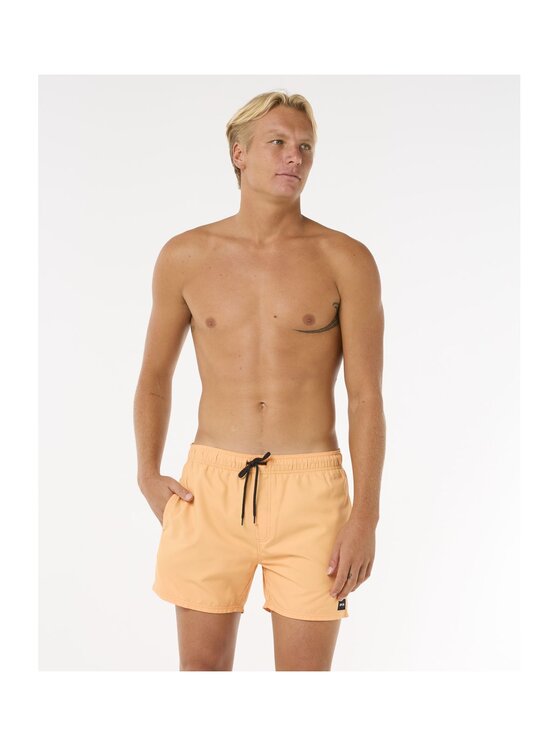 Rip Curl Rip Curl Szorty kąpielowe Offset Volley Pomarańczowy Regular Fit