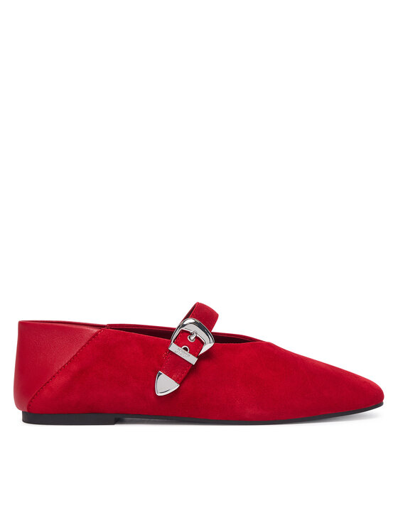 Tommy Jeans Tommy Jeans Ballerinas Tjw Ballerina Suede EN0EN03067 Rot