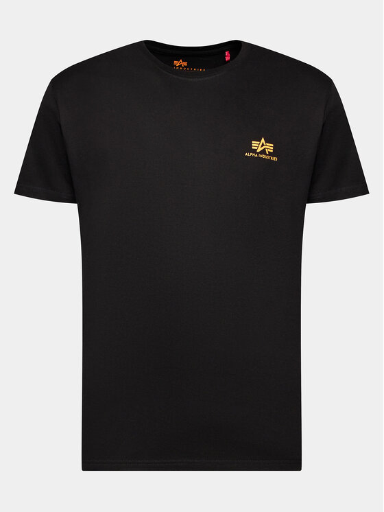 Alpha Industries Alpha Industries T-Shirt Basic Small Logo 188505 Czarny Regular Fit