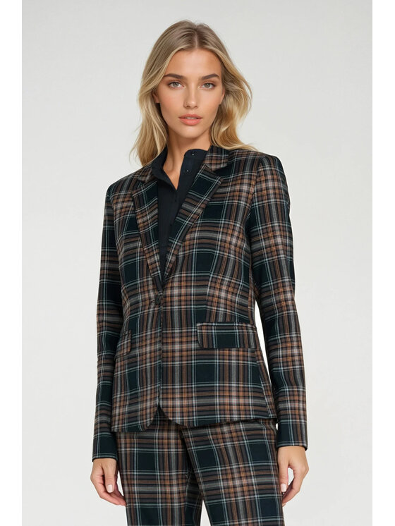 NIFE NIFE Marynarka Z87 Granatowy Fitted Fit