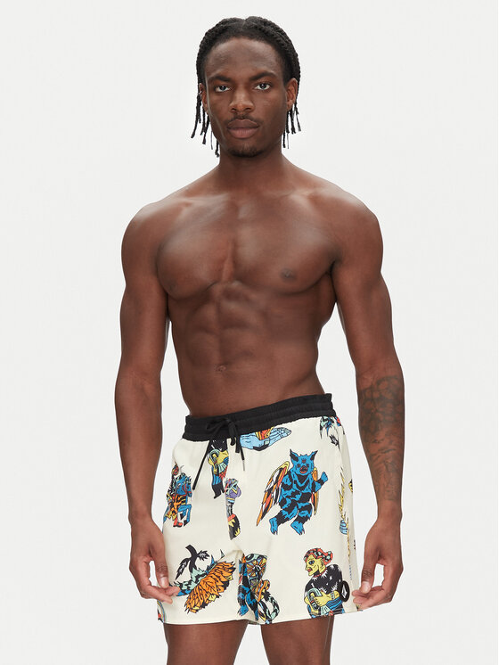 Volcom Volcom Pantaloni scurți pentru înot Bob Mollema A2512504 Écru Regular Fit