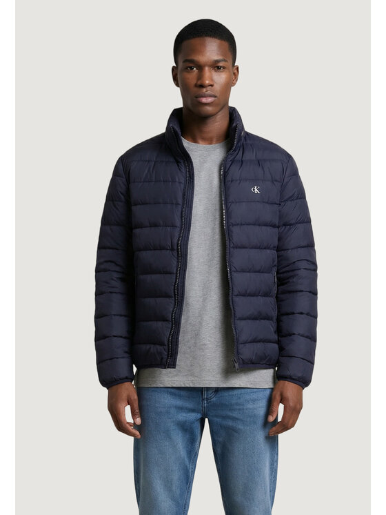 Calvin Klein Jeans Calvin Klein Jeans Pūkinė striukė LS NYLON LT WT HOODE Mėlyna Egg Fit