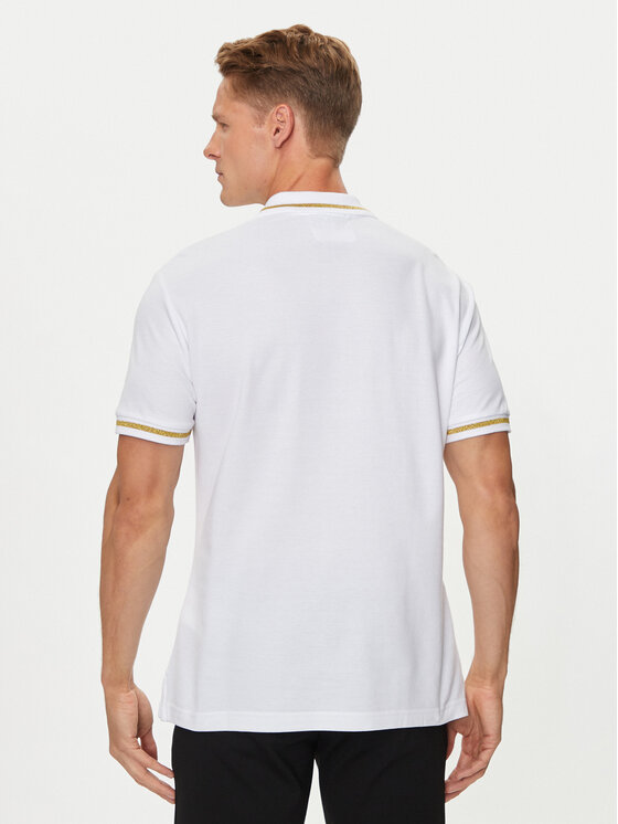 Versace Jeans Couture Versace Jeans Couture Polo majica 76GAGT02 Bela Regular Fit