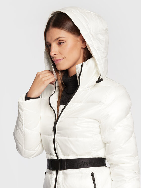 Calvin Klein Calvin Klein Μπουφάν μεταβατικό Essential K20K204699 Εκρού Regular Fit