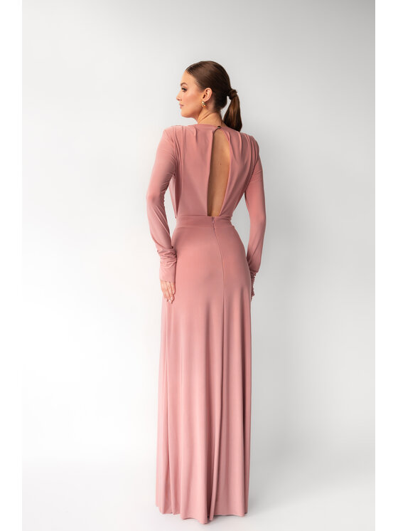 Aurora Aurora Sukienka wieczorowa Anabelle Różowy Feminine Fit