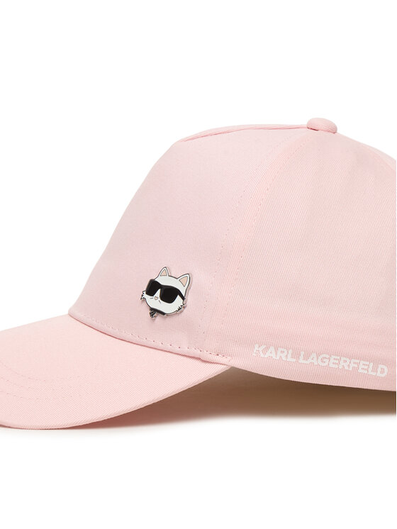 Karl Lagerfeld Kids Karl Lagerfeld Kids Cepure ar nagu Z31196 S Gaiši rozā
