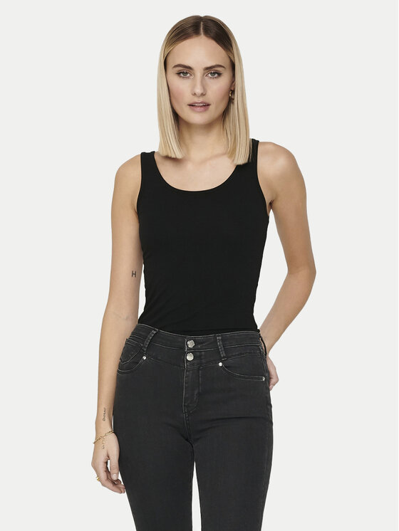 ONLY ONLY Top Live 15060061 Negru Slim Fit