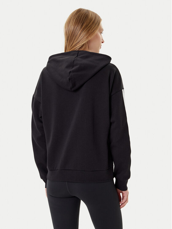 adidas adidas Μπλούζα Essentials 3-Stripes JX2538 Μαύρο Regular Fit