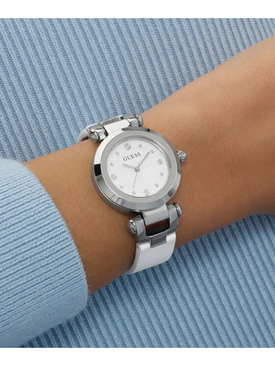 Guess Guess Zegarek GW1020L1 Srebrny