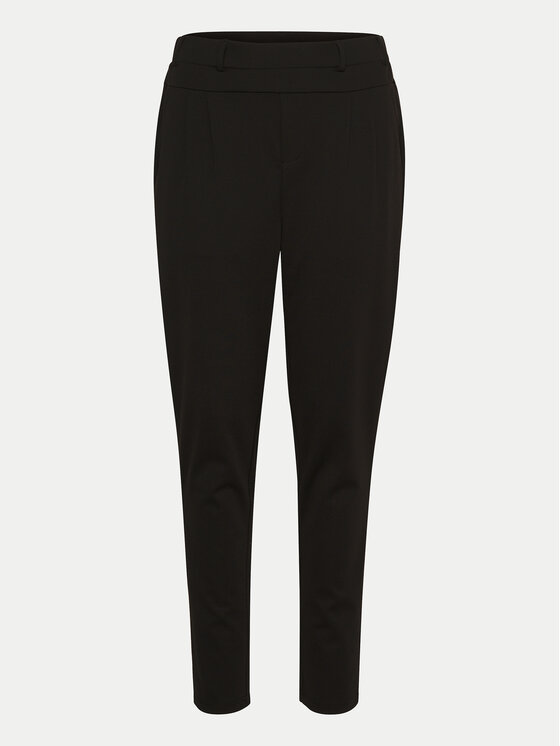 Kaffe Kaffe Штани з тканини Jenny 10508651 Чорний Regular Fit