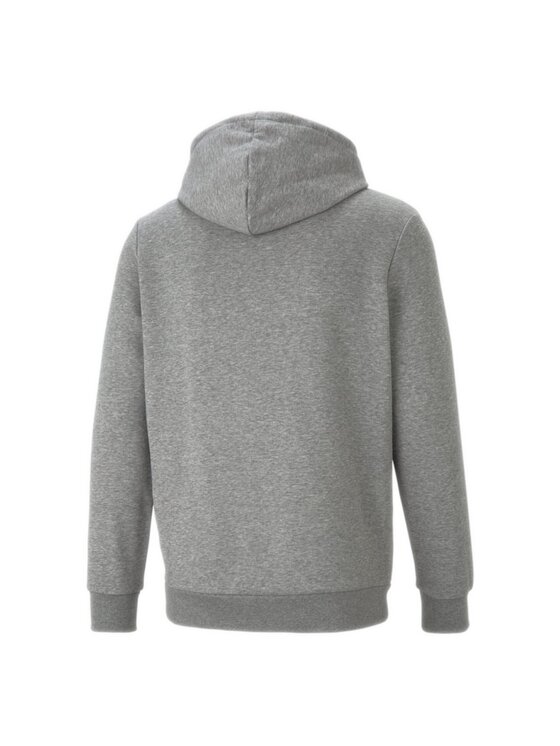 Puma Puma Bluza Essentials+ Two-Tone Big Logo Szary Regular Fit