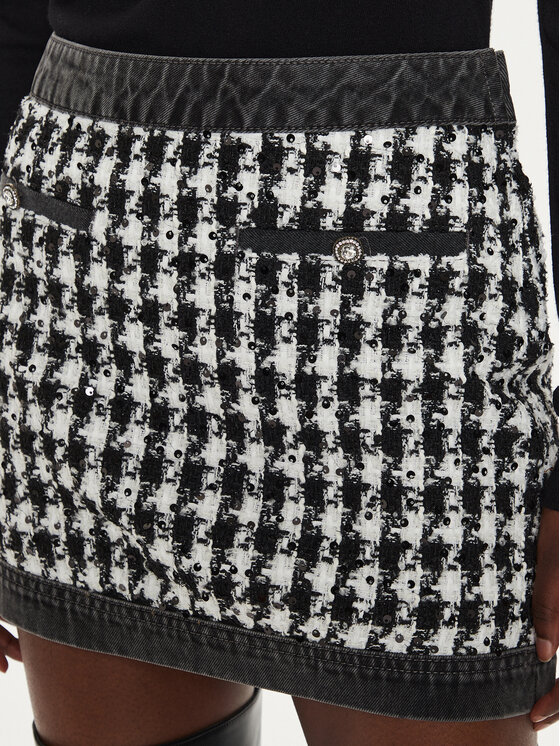 Liu Jo Liu Jo Mini suknja UF4159 D4956 Crna Regular Fit