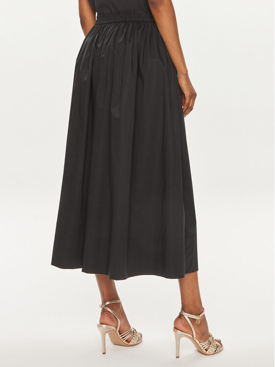 TWINSET TWINSET Trapez suknja 241TT2023 Crna Loose Fit