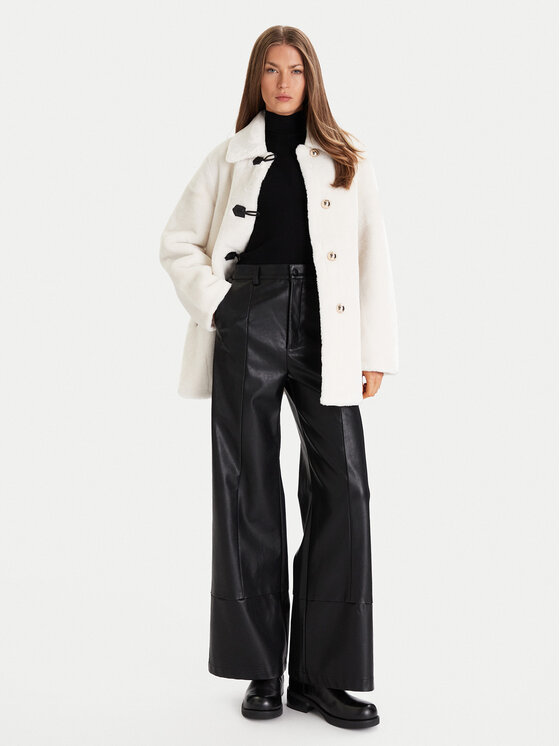 Morgan Morgan Fellmantel 252-GSIXTY Beige Loose Fit