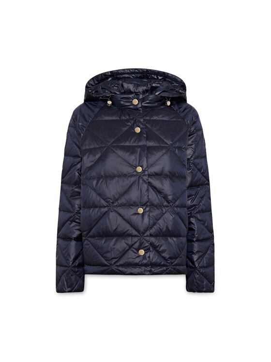 Elena Mirò Elena Mirò Giubbotto piumino F893P000146N034 Blu A-Line Fit