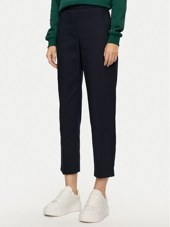 Tommy Hilfiger Chino nohavice Travel WW0WW43632 Tmavomodrá Slim Fit