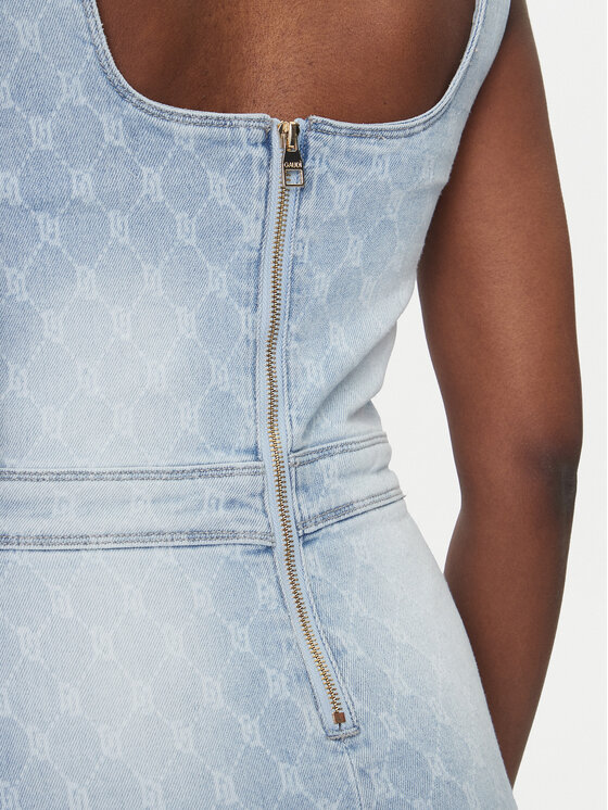 Gaudi Gaudi Džinsinė suknelė 511BD16001 Mėlyna Slim Fit