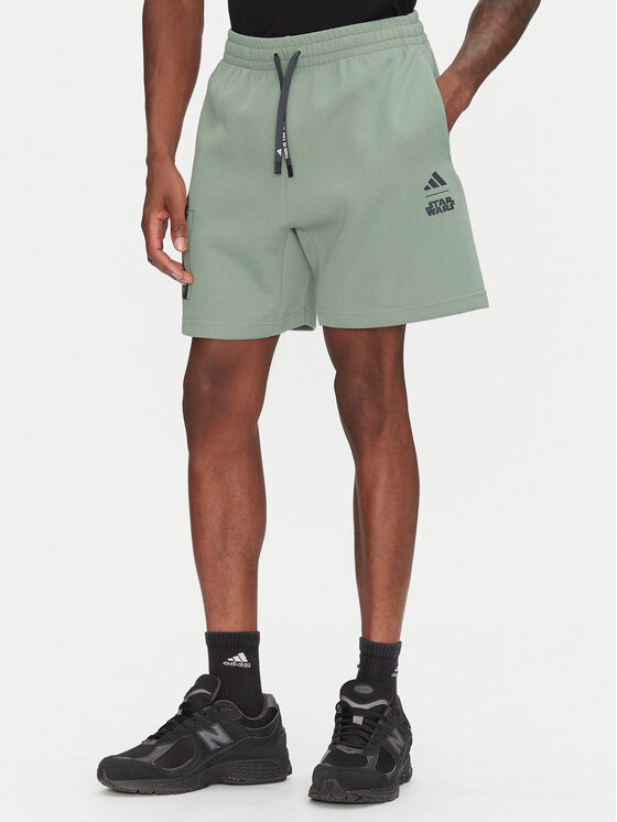 adidas adidas Sport rövidnadrág Star Wars The Mandalorian™ JI5722 Zöld Regular Fit
