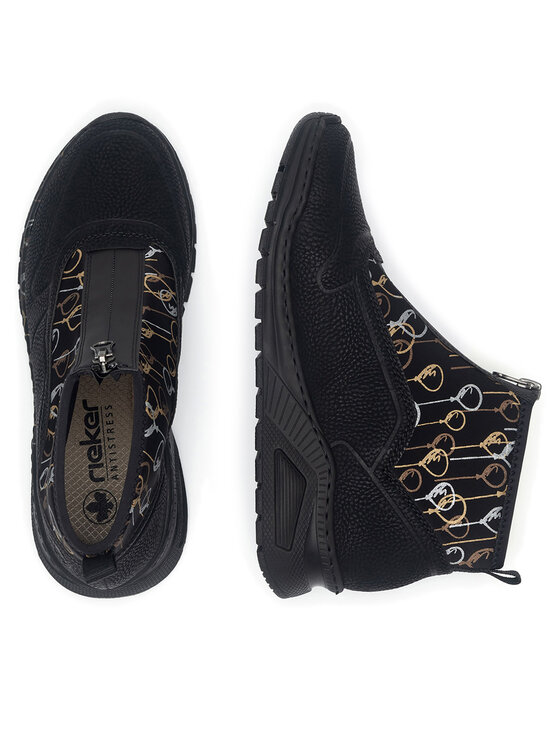Rieker Rieker Pantofi M4953-00 Negru