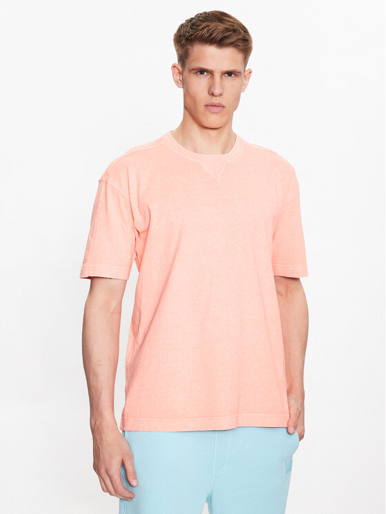 Boss Tricou Teneon 50485818 Portocaliu Oversize