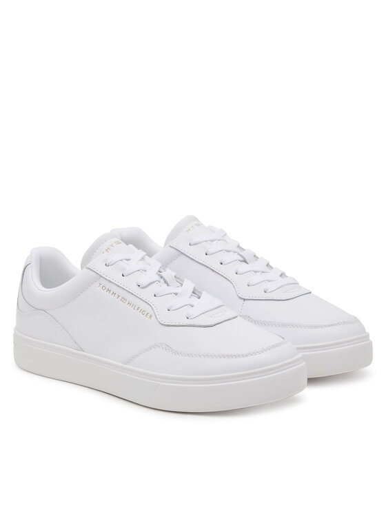 Tommy Hilfiger Tommy Hilfiger Sneakersy Casual Cupsole FW0FW08689 Biały