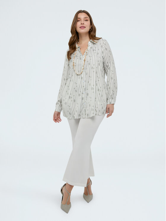 Fiorella Rubino Fiorella Rubino Koszula 5089T001463N0S1 Biały Regular Fit